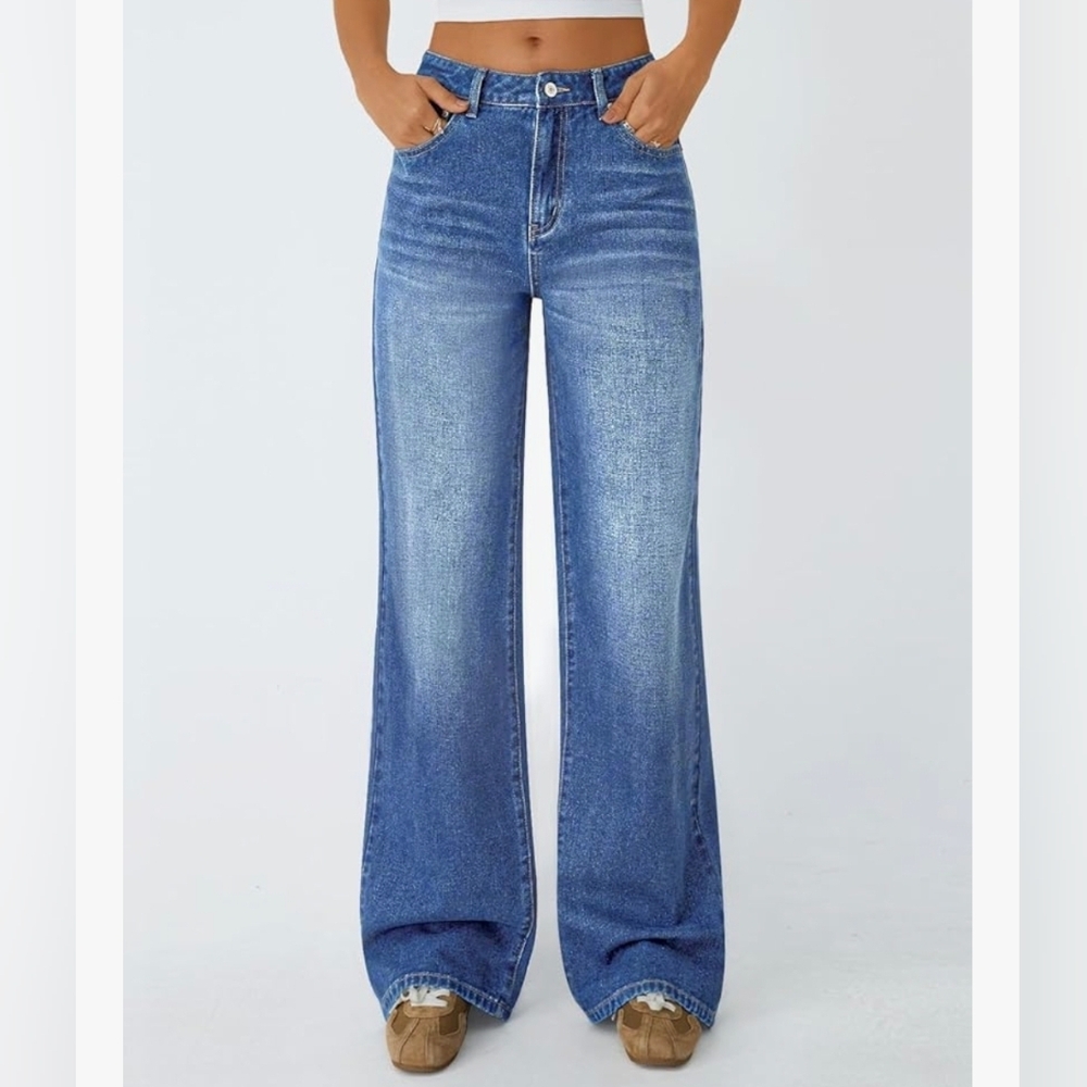 Stylish Blue Flare Jeans